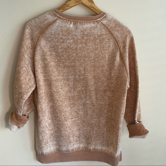 Taos New Mexico Sweatshirt Graphic Brown LE High Low Sz Medium Liquid Energy - Picture 4 of 6